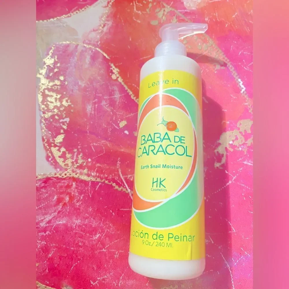 🏖️ BaBa De Caracol leave in Earth Snail hair Moisture, 9 OZ /240 ml